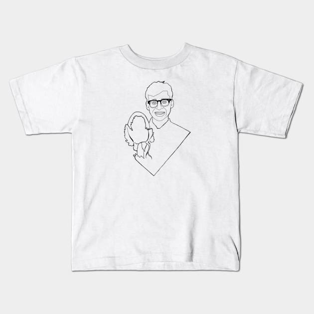 Rick Moranis Kids T-Shirt by nicole.prior@gmail.com